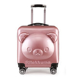 18/20 Inch Pc+ Abs Girl Cartoon Pull Rod Box Trolley Case 3D Child Travel Luggage Anime Suitcase