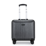Mini Boarding Case, Aluminum Frame Suitcase, 18 Inch Frosted Trolley Case, Small Luggage