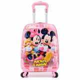 18" Children Lovely Cute Travel Luggage On Universal Wheels,Cartoon,Princess Hardside Cartoon