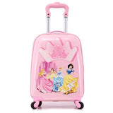 18" Children Lovely Cute Travel Luggage On Universal Wheels,Cartoon,Princess Hardside Cartoon