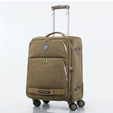 Water Wash Cloth Fabric Waterproof Travel Bag Luggage Bag Universal Wheels Trolley Luggage