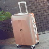 New Arrival!24Inches Abs Hardside Case Travel Luggage Bag On Universal Wheels,Men/Women Trolley