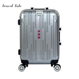 Aluminium Rod High-End Abs Aluminum Frame Rod Rolling Luggage Spinner Brand Travel Suitcase