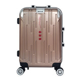 Aluminium Rod High-End Abs Aluminum Frame Rod Rolling Luggage Spinner Brand Travel Suitcase
