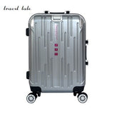 Aluminium Rod High-End Abs Aluminum Frame Rod Rolling Luggage Spinner Brand Travel Suitcase