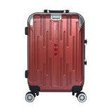 Aluminium Rod High-End Abs Aluminum Frame Rod Rolling Luggage Spinner Brand Travel Suitcase