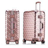 Travel Suitcase Rolling Luggage Spinner Trolley Case 20/29Inch Boarding Wheel Woman Aluminum