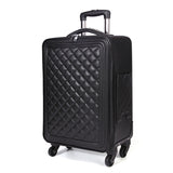 Women Travel Luggage  16"20"24 Inch  Luxury Brands Carry On Man Travel Suitcase Pu Leather