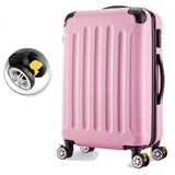 Trolley Case Abs + Pc 20 "24"Wheel Luggage Suitcase Lady Men'S Travel Suitcase Student Adult