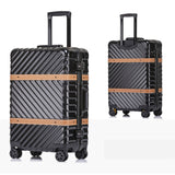 Metal Wrap 20,24,26,29 Inch Rolling Luggage Travel Suitcase Boarding Case Women Travel Luggage