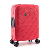 Wheel Suitcase Rolling Luggage Strong Aluminum Rod Trolley Pp Material To Carry New Fashion Box