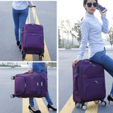 Oxford Cloth Suitcase,With Brake Universal Wheel 24"Trolley Case,22"Travel Luggage,20"Boarding