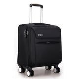 Wholesale!16Inches Men And Women Commercial Travel Luggage Bags On Universal Wheels,Black