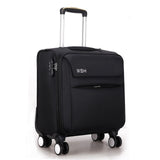 Wholesale!16Inches Men And Women Commercial Travel Luggage Bags On Universal Wheels,Black