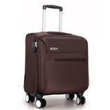 Wholesale!16Inches Men And Women Commercial Travel Luggage Bags On Universal Wheels,Black