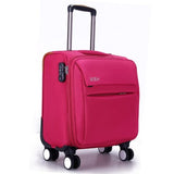 Wholesale!16Inches Men And Women Commercial Travel Luggage Bags On Universal Wheels,Black