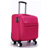 Wholesale!16Inches Men And Women Commercial Travel Luggage Bags On Universal Wheels,Black