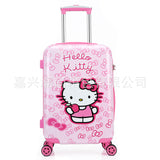 20Inch Cute Hello Kitty Girls'Luggage Children'S Rod Box  Kids Travel  Luggage Suitcase Bag With