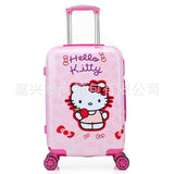 20Inch Cute Hello Kitty Girls'Luggage Children'S Rod Box  Kids Travel  Luggage Suitcase Bag With
