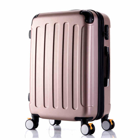 Wholesale!High Quality 26Inches Candy Color Abs Pc Travel Luggage Bags On Brake Universal