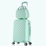 Universal Wheels Luggage Suitcase Trolley Luggage Travel Bag Candycolor Picture Box Password Box