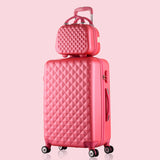 Universal Wheels Luggage Suitcase Trolley Luggage Travel Bag Candycolor Picture Box Password Box