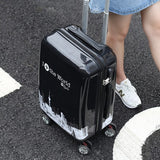 Mute Universal Wheel Lock Password Trip Case,Versatile Travel Luggage Bag,Convenient Fashion