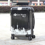 Mute Universal Wheel Lock Password Trip Case,Versatile Travel Luggage Bag,Convenient Fashion