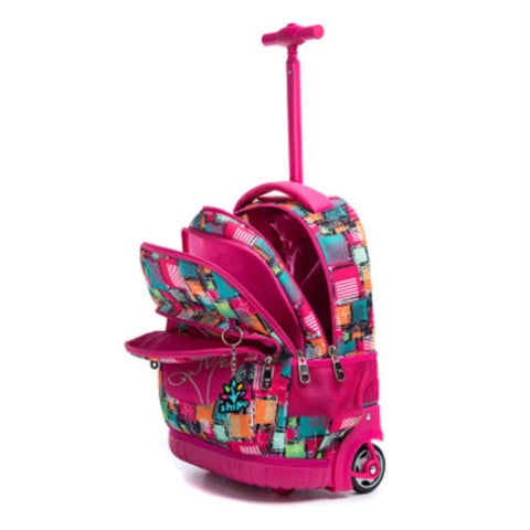 Pu Suitcase,Printing  Luggage Box ,Wheel  Case,Rolling Trolley Bag ,Trip Trunk,Student Travel