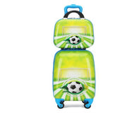 Abs Cartoon Children'S Suitcase,18 Inch Baby Suitcase,Male Child Trolley Case,Universal Wheel