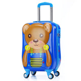Cartoon Three-Dimensional Trolley Case,Children'S Suitcase,Cute Password Trunk,Universal Wheel