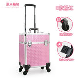 Trolley Cosmetic Case Luggage Profession Suitcase For Makeup Trolley Box Nails Beauty Woman Luggage