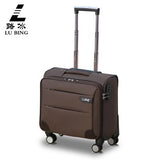 High Quality 16Inches Boarding Nylon Trolley Luggage On Universal Wheels With Aluminum Alloy Rod