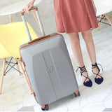 New Arrival!22Inches Abs Hardside Case Travel Luggage Bag On Universal Wheels,Men/Women Trolley