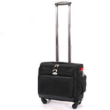 16 Inches Nylon One-Way Round Small Commercial Computer Trolley Luggage,Man High Quality Travel