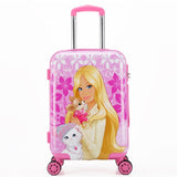 Traveling Luggage Bags With Wheels New Style 20 Inch Children Suitcase Spinner Unisex Luggage Bag