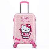 Traveling Luggage Bags With Wheels New Style 20 Inch Children Suitcase Spinner Unisex Luggage Bag