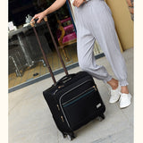 Universal Wheels Small Travel Trolley Luggage Drag Boxes Oxford Fabric Luggage 16 Commercial