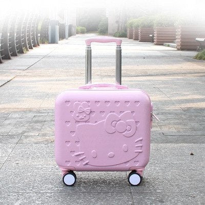 Kt Lovely, 14 Inch Size Handbag+16 Inch Rolling Luggage Spinner Brand Travel Suitcase   Suitable