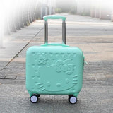 Kt Lovely, 14 Inch Size Handbag+16 Inch Rolling Luggage Spinner Brand Travel Suitcase   Suitable