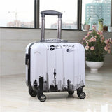 Travel Tale  Super Light The Pc Cartoon Fashion 18 Inch Sizes Rolling Luggage Spinner Brand