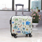 Travel Tale  Super Light The Pc Cartoon Fashion 18 Inch Sizes Rolling Luggage Spinner Brand