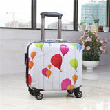 Travel Tale  Super Light The Pc Cartoon Fashion 18 Inch Sizes Rolling Luggage Spinner Brand