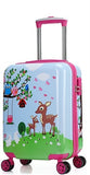 New Fashion 19'20' Cute Cartoon Suitcases Wheel Kids Boys And Girls Rolling Luggage Spinner Trolley