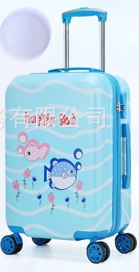 New Fashion 19'20' Cute Cartoon Suitcases Wheel Kids Dinosaur Rolling Luggage Spinner Trolley