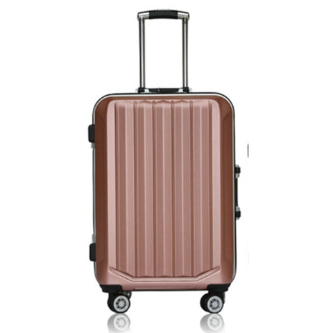 20"24 Inch Aluminum Frame Luggage Universal Wheel Trolley Password Lock Suitcase Abs+Pc Hard