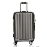 20"24 Inch Aluminum Frame Luggage Universal Wheel Trolley Password Lock Suitcase Abs+Pc Hard