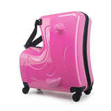 Fashion Cute Kids Trolley Suitcases Wheel Children Carry On Trunk Spinner 20Inch Rolling Luggage
