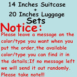 14 20 24 28 Inches Abs Hello Kitty Female Travel Luggage Sets,Pink Trolley Luggage,Women Green