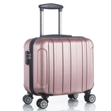 Luggage Suitcase 17Inch Spinner Carry-Ons Children Password Luggage Set Wearproof Travel Suitcase